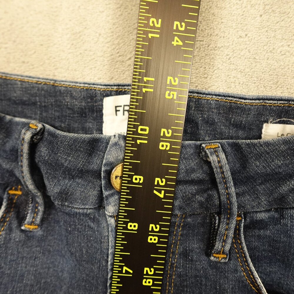 Frame jeans Le Crop‎ Mini Boot women's 27 blue denim - Picture 5 of 11